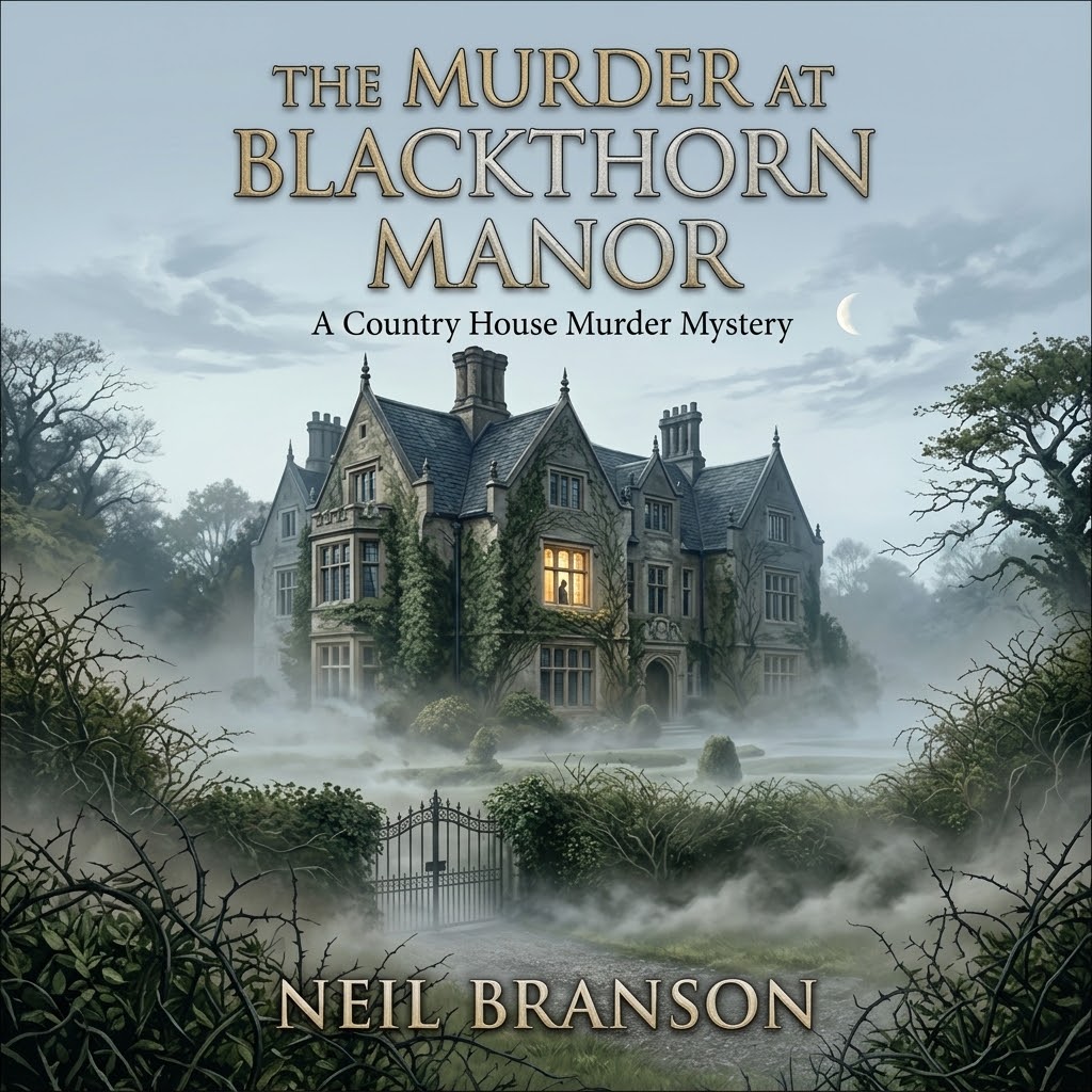 Cover of The Murder at Blackthorn Manor :